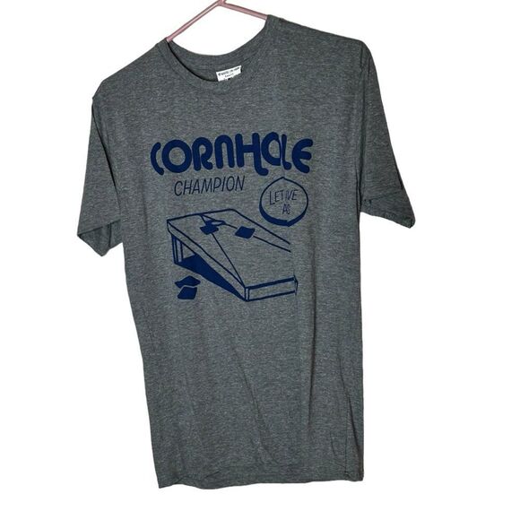 NWT Where I’m From Cornhole Champion Gray Crew T size small - Picture 3 of 5
